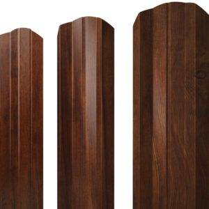 Штакетник М-образный А фигурный 0,45 Print Elite Cherry Wood