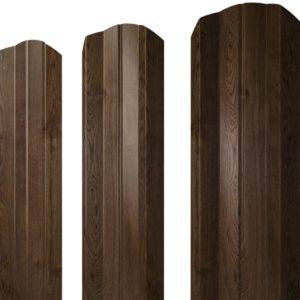 Штакетник М-образный А фигурный 0,45 Print Elite Antique Wood