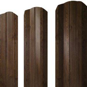 Штакетник М-образный А фигурный 0,45 Print-double Elite Antique Wood