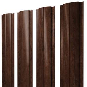 Штакетник Полукруглый Slim 0,45 Print Elite Cherry Wood