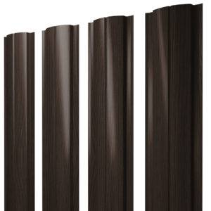 Штакетник Полукруглый Slim 0,45 Print Elite Coffee Wood