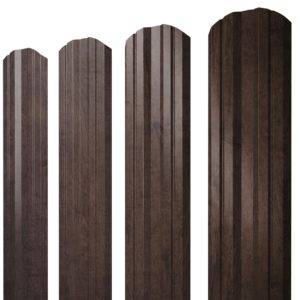 Штакетник Twin фигурный 0,45 Print Elite Antique Wood