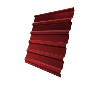 Профнастил С20В 0,5 Satin RAL 3011 коричнево-красный