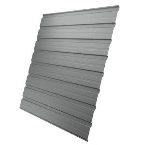 Профнастил С10В 0,5 Satin RAL 9006 бело-алюминиевый