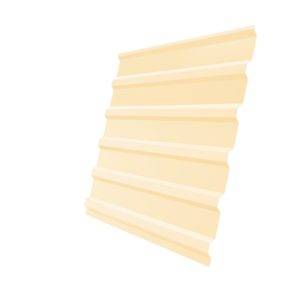Профнастил С20В 0,5 Satin RAL 1015 светлая слоновая кость
